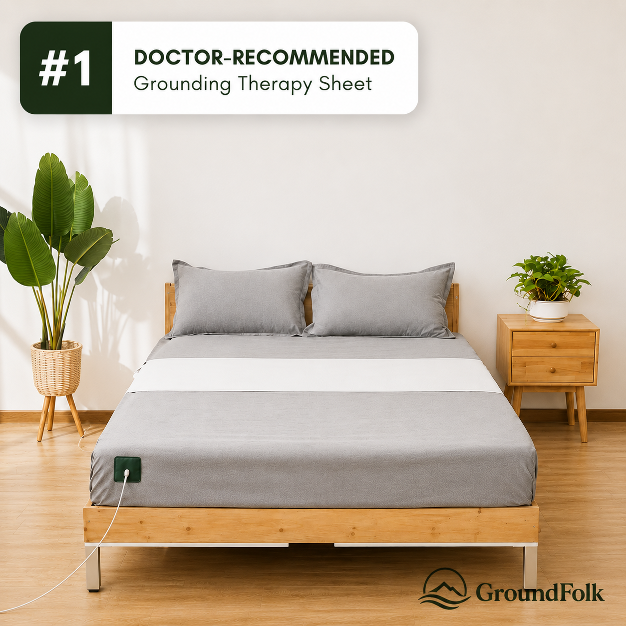 GroundFolk™️ Grounding Bedsheet