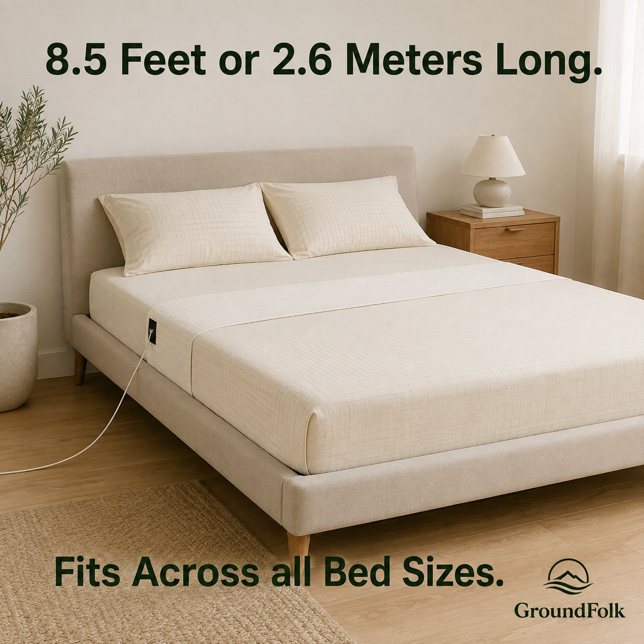 GroundFolk™️ Grounding Bedsheet