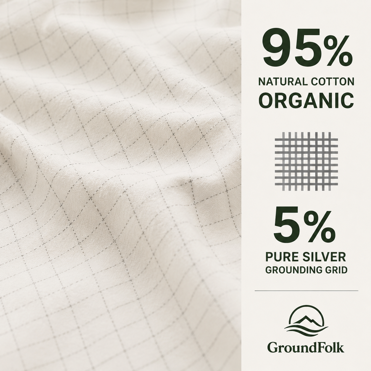 GroundFolk™️ Grounding Bedsheet
