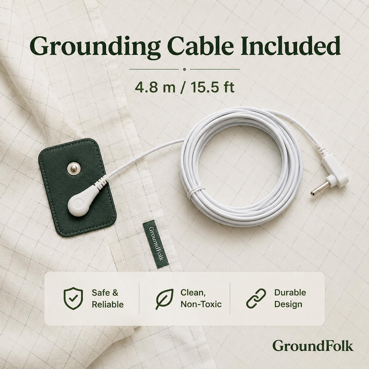 GroundFolk™️ Grounding Bedsheet