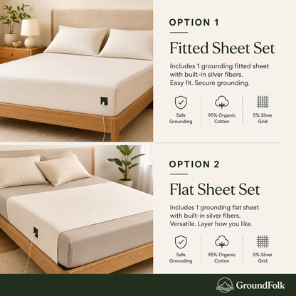 GroundFolk™️ Grounding Bedsheet