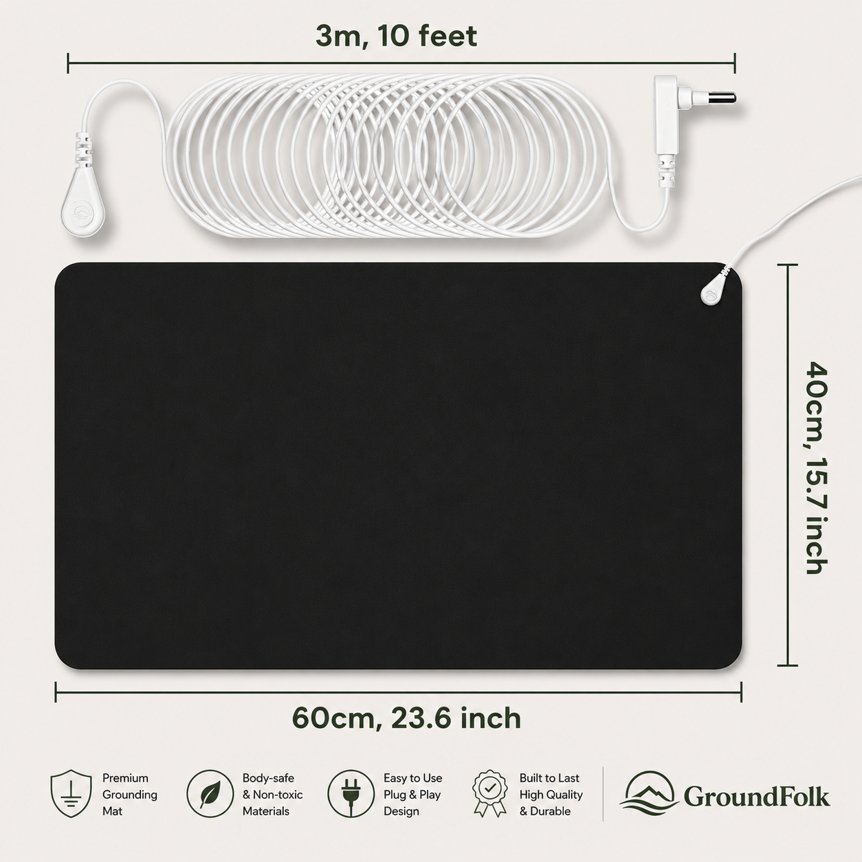 GroundFolk™️ Grounding Mat